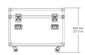 ETC High End Hyperstar Road Case 3-Way